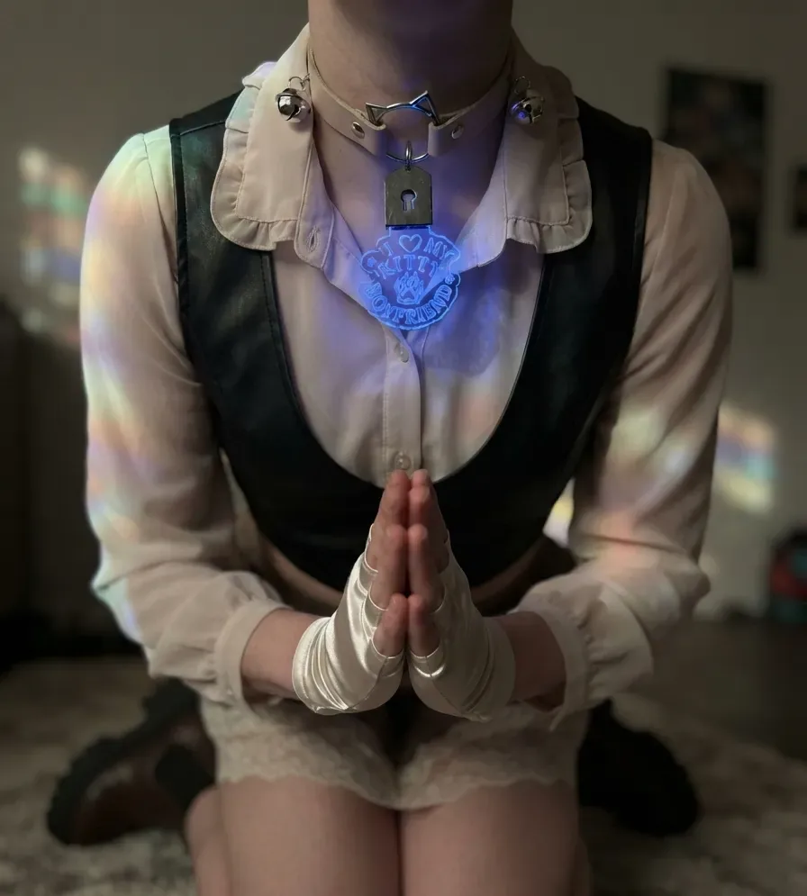 I Love My Kitty Boyfriend Kitten Choker thumbnail 40