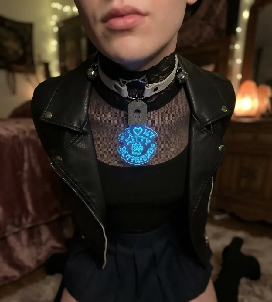 I Love My Kitty Boyfriend Kitten Choker thumbnail 61