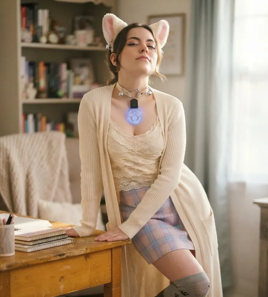 I Love My Kitty Boyfriend Kitten Choker thumbnail 72