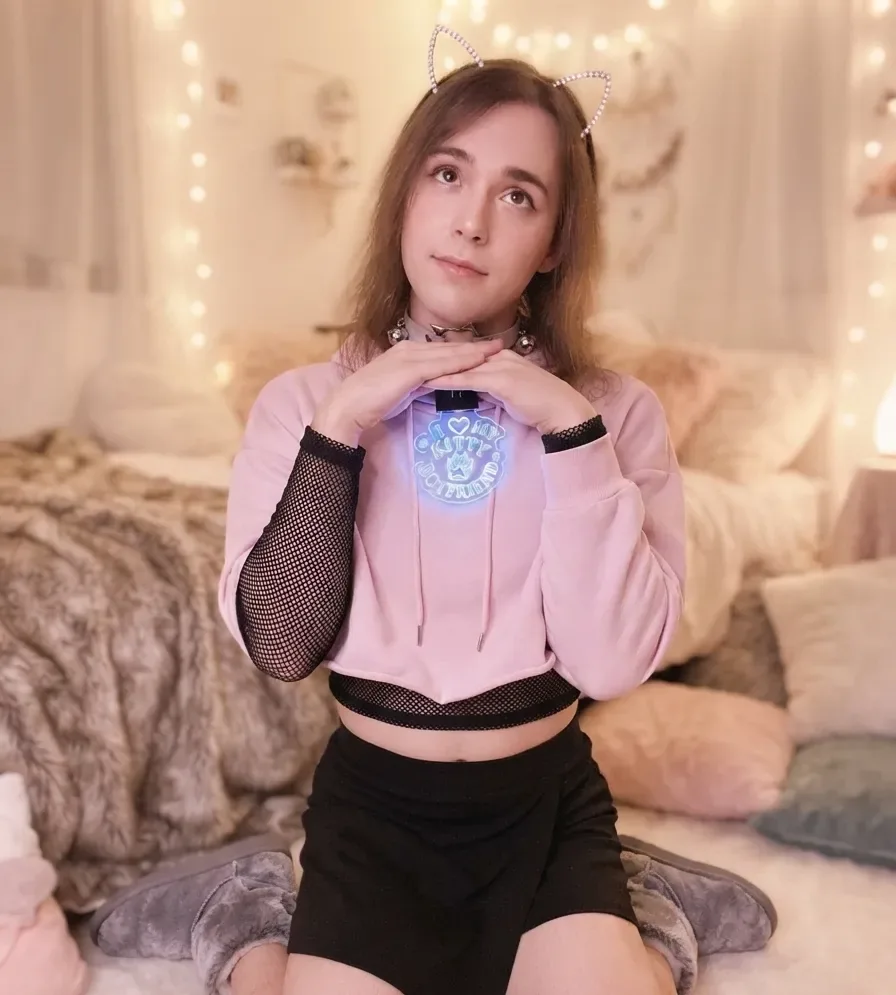 I Love My Kitty Boyfriend Kitten Choker thumbnail 85