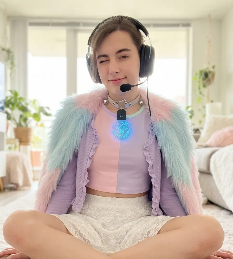 I Love My Kitty Boyfriend Kitten Choker thumbnail 88