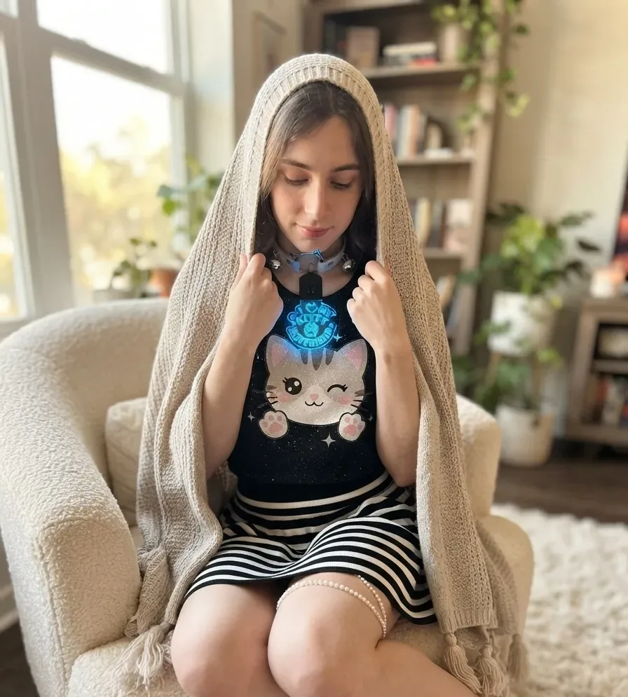 I Love My Kitty Boyfriend Kitten Choker thumbnail 92