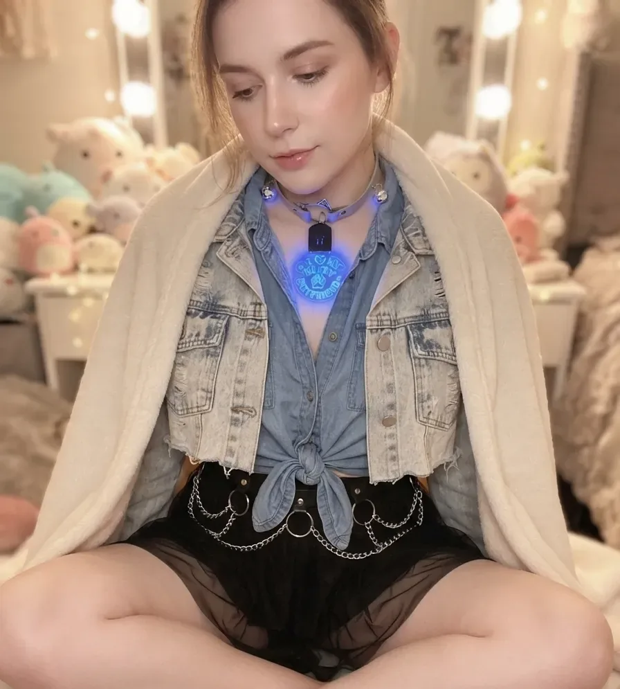 I Love My Kitty Boyfriend Kitten Choker thumbnail 93