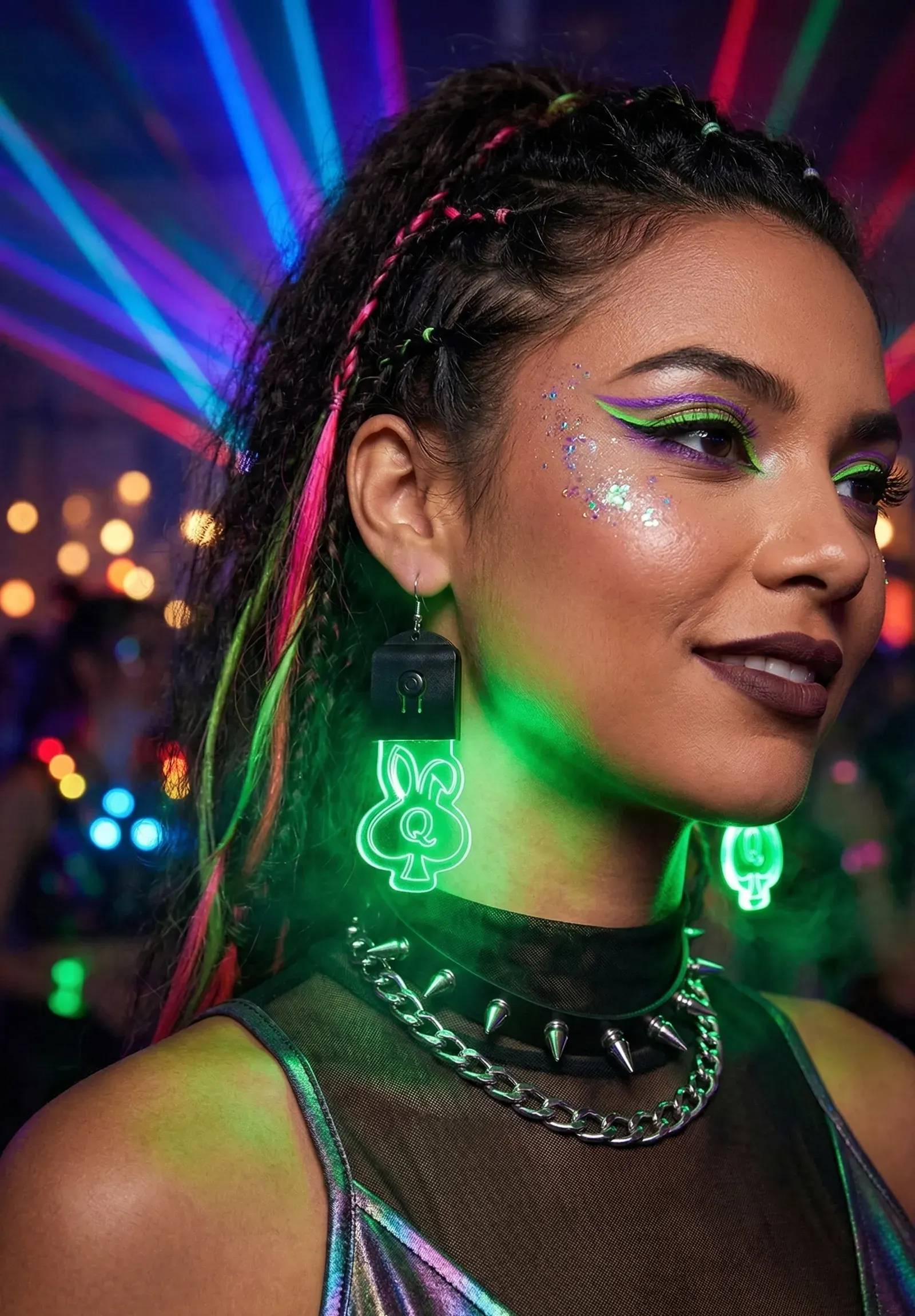 Custom illuminated festival gear