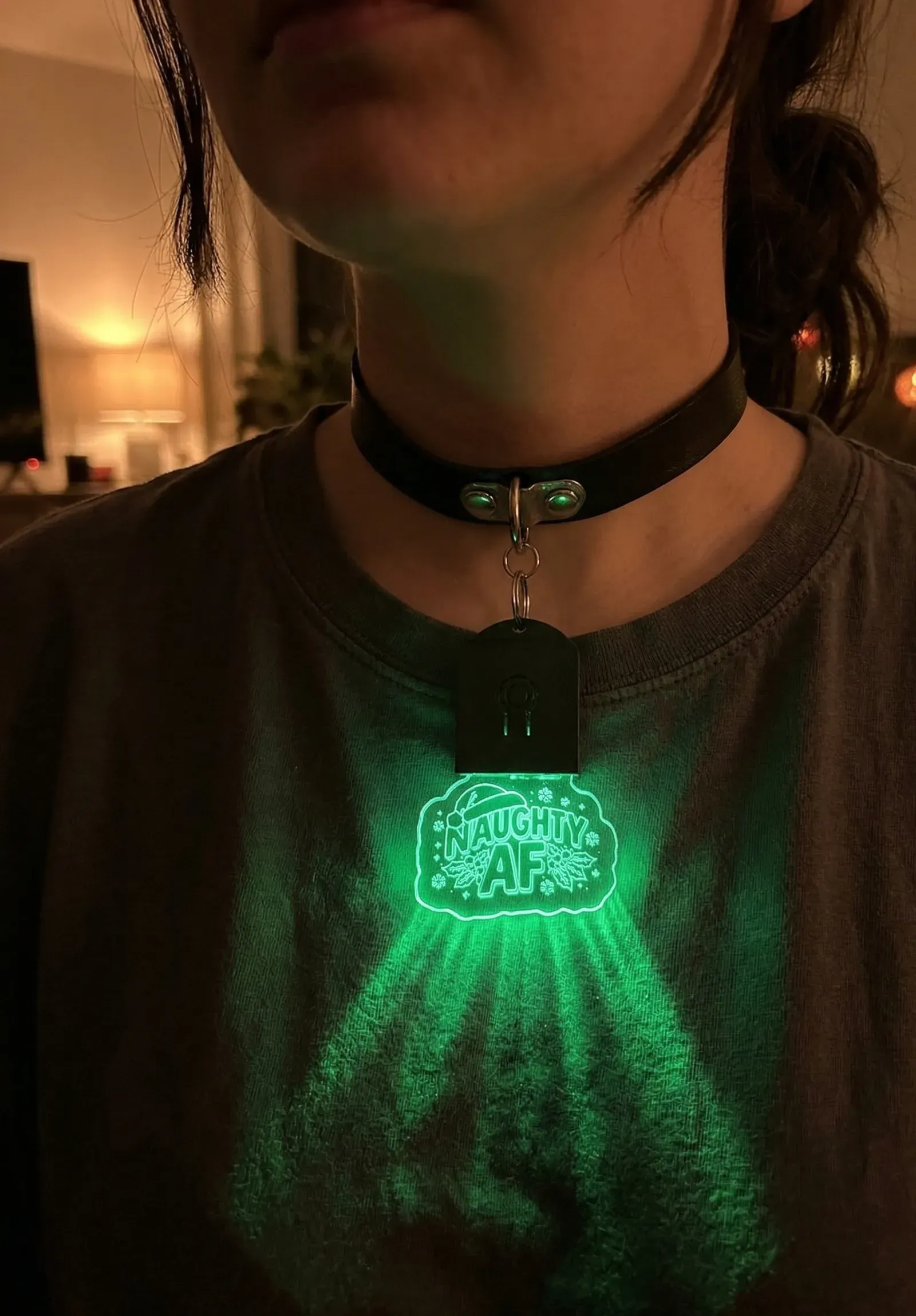Naughty Af Xmas Glow Choker thumbnail 15