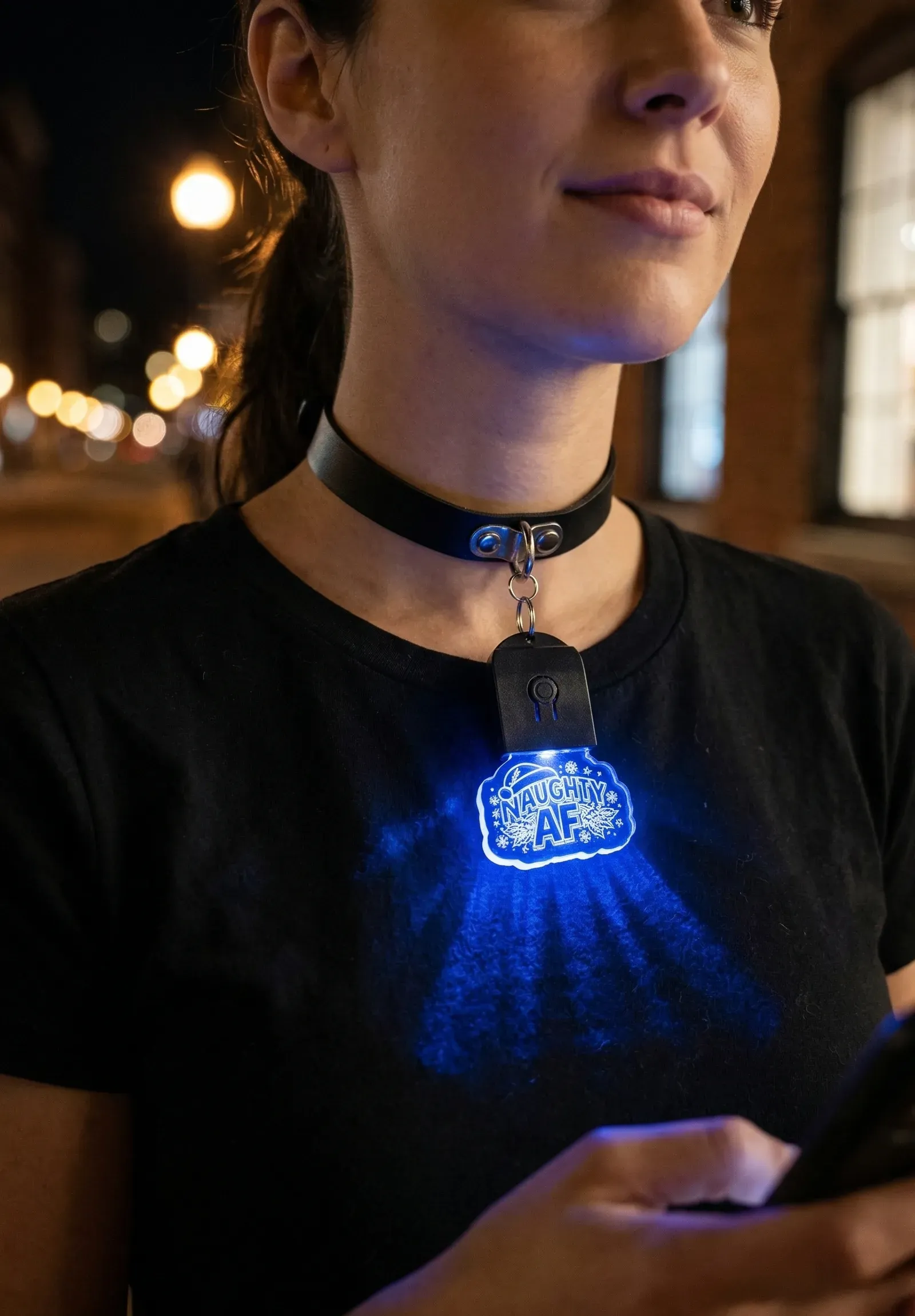 Naughty Af Xmas Glow Choker thumbnail 18