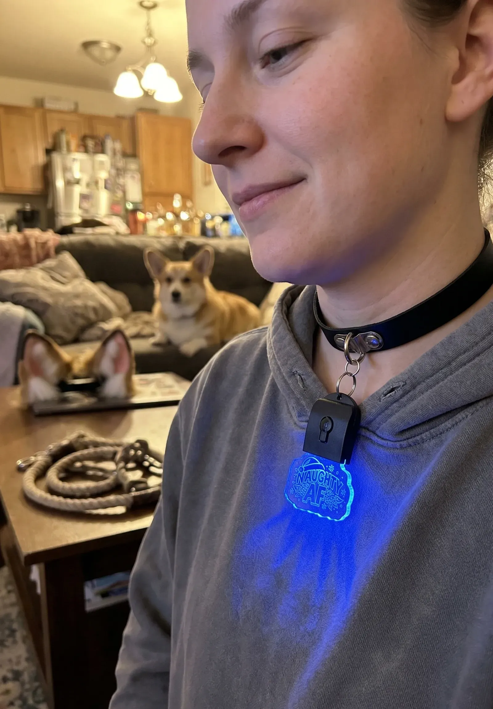 Naughty Af Xmas Glow Choker thumbnail 43