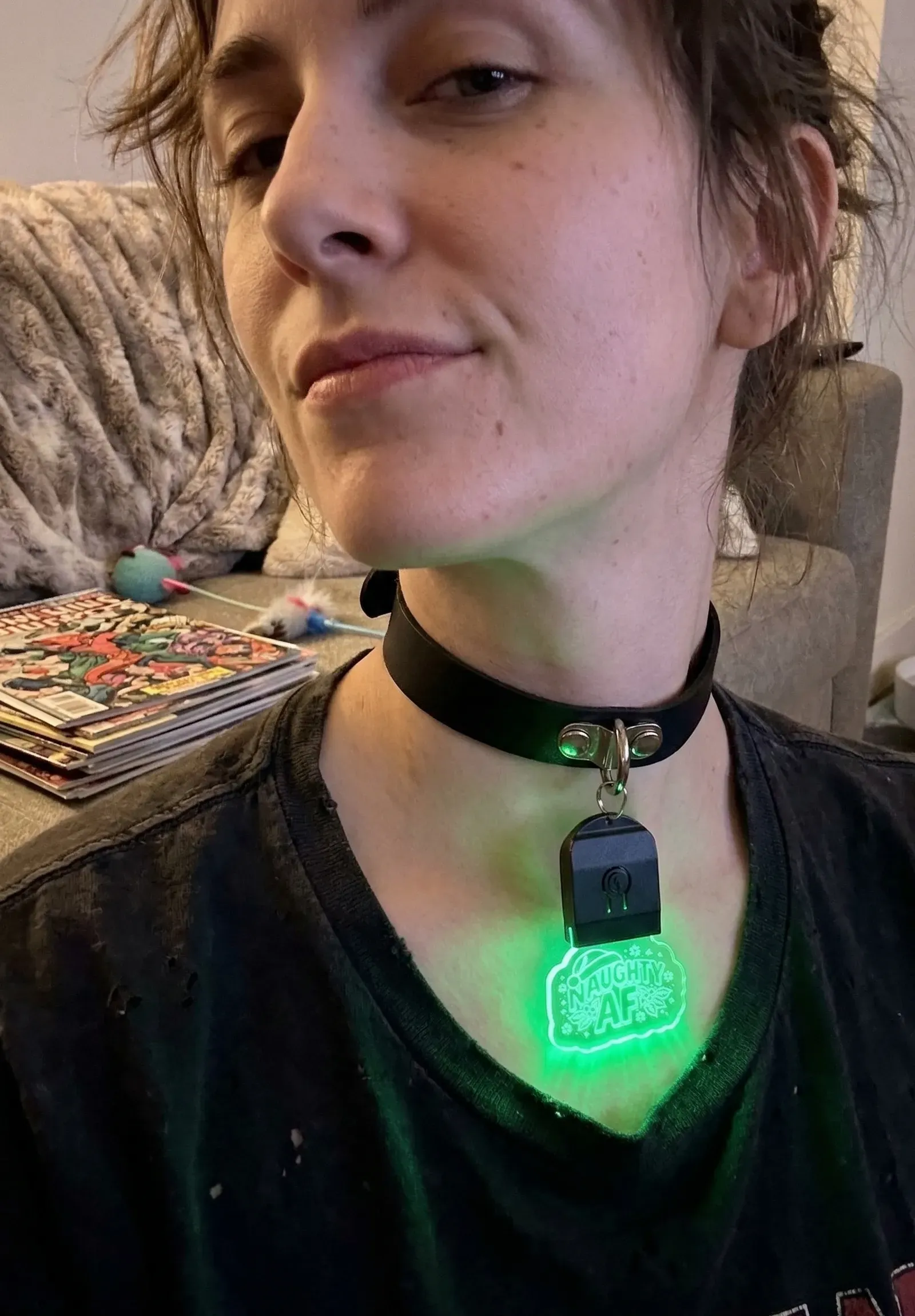 Naughty Af Xmas Glow Choker thumbnail 45