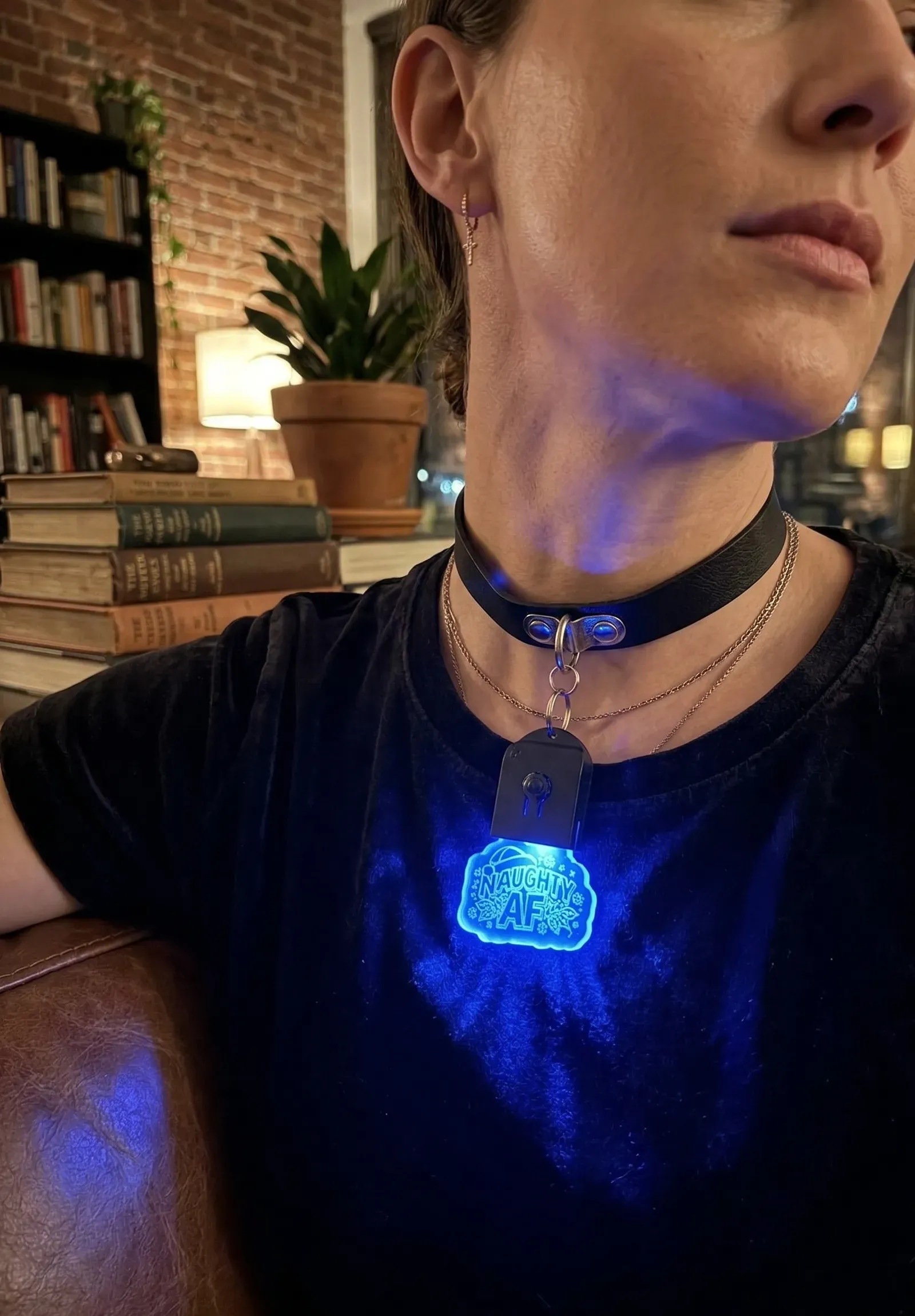 Naughty Af Xmas Glow Choker thumbnail 49