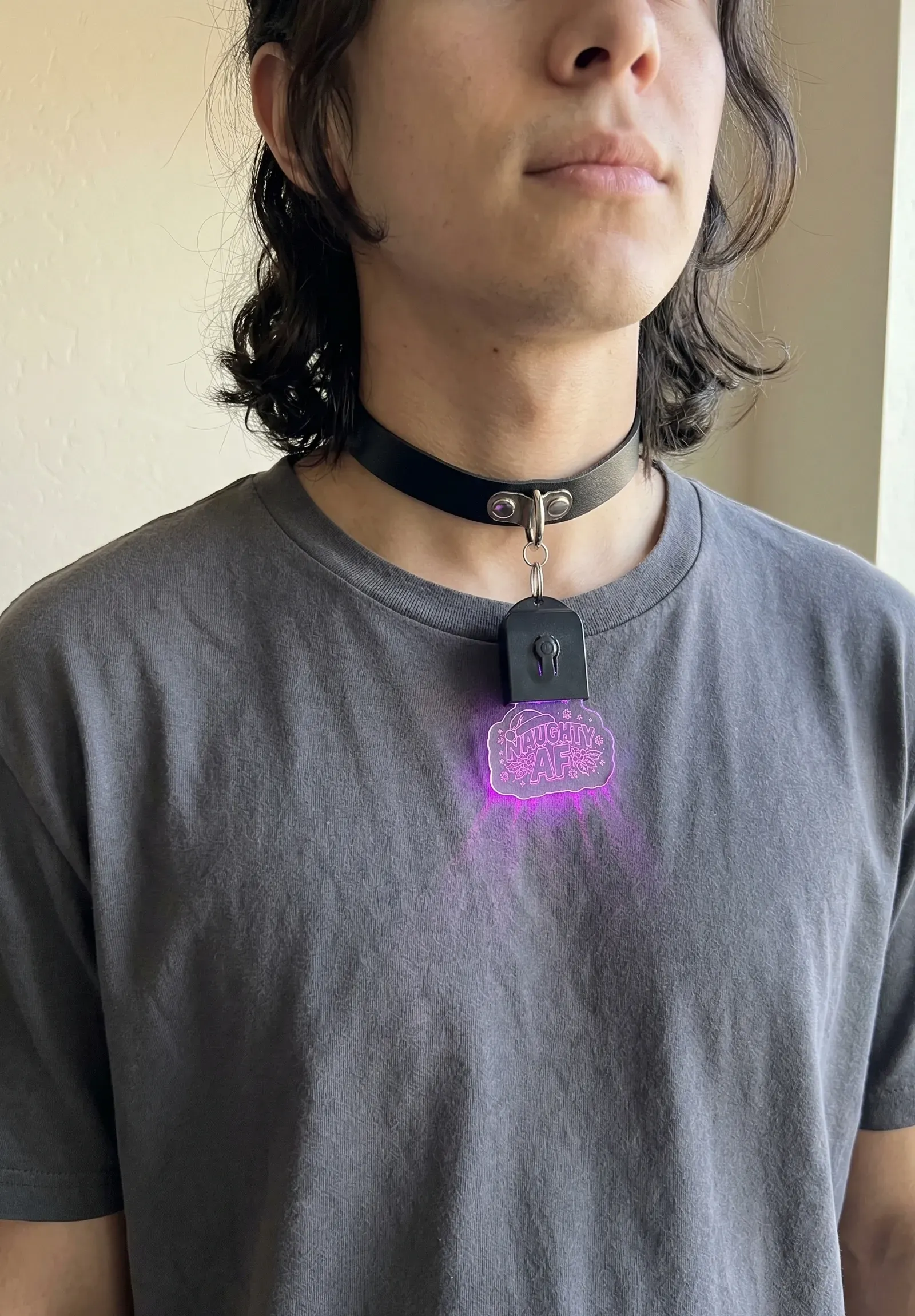 Naughty Af Xmas Glow Choker thumbnail 6