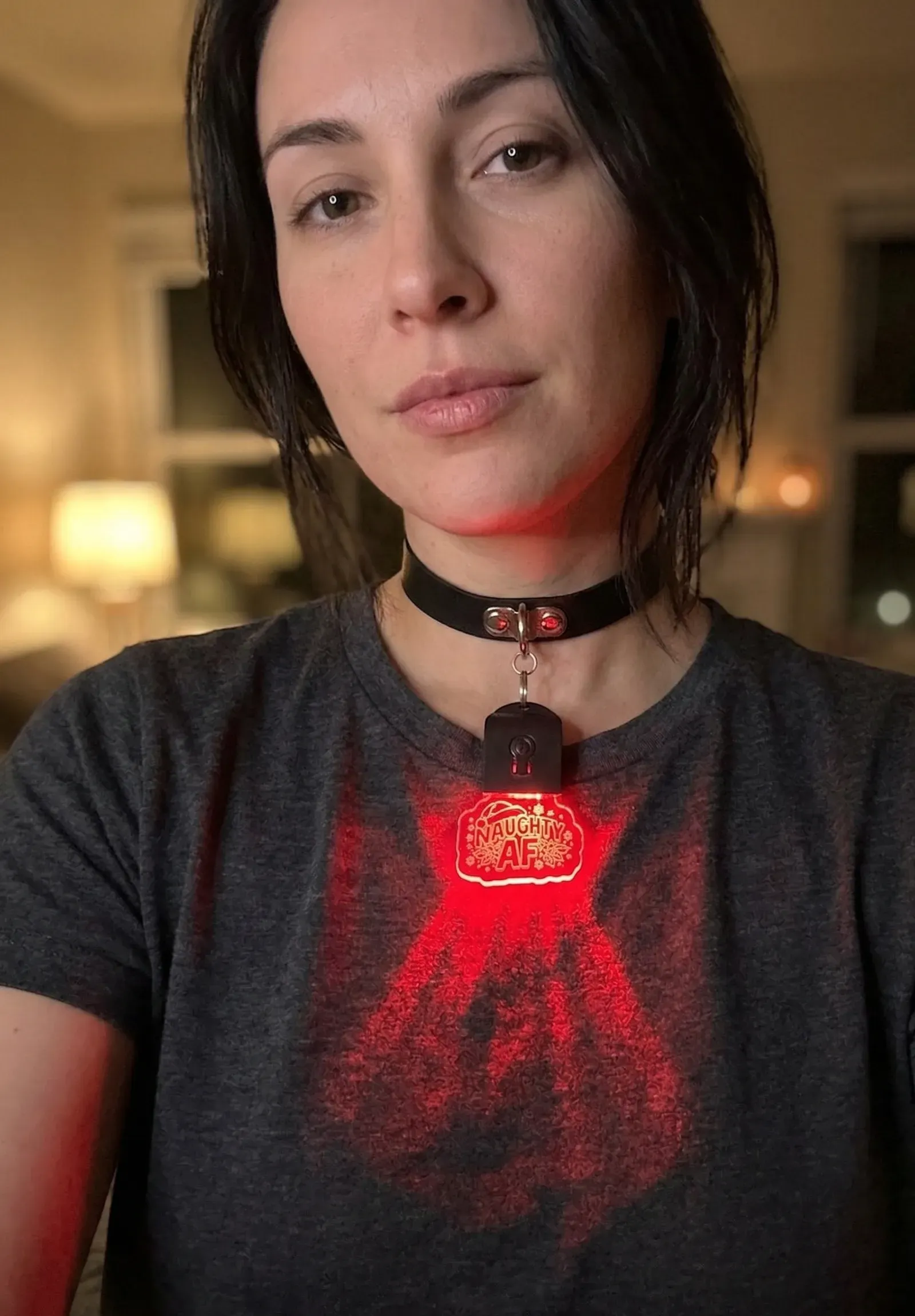 Naughty Af Xmas Glow Choker thumbnail 7
