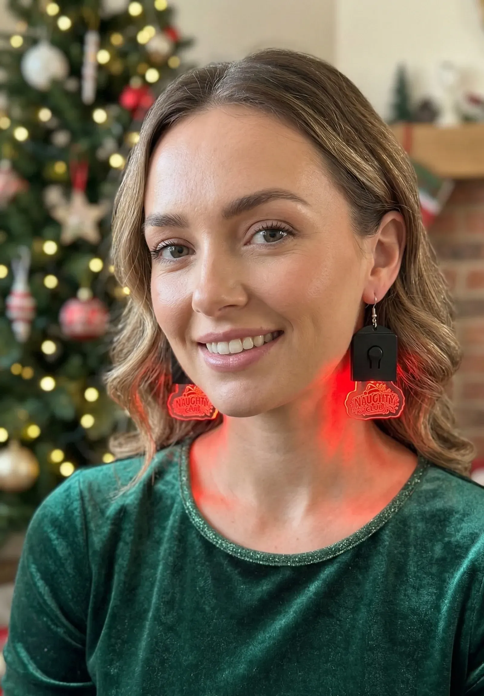 Naughty Club Xmas Earrings