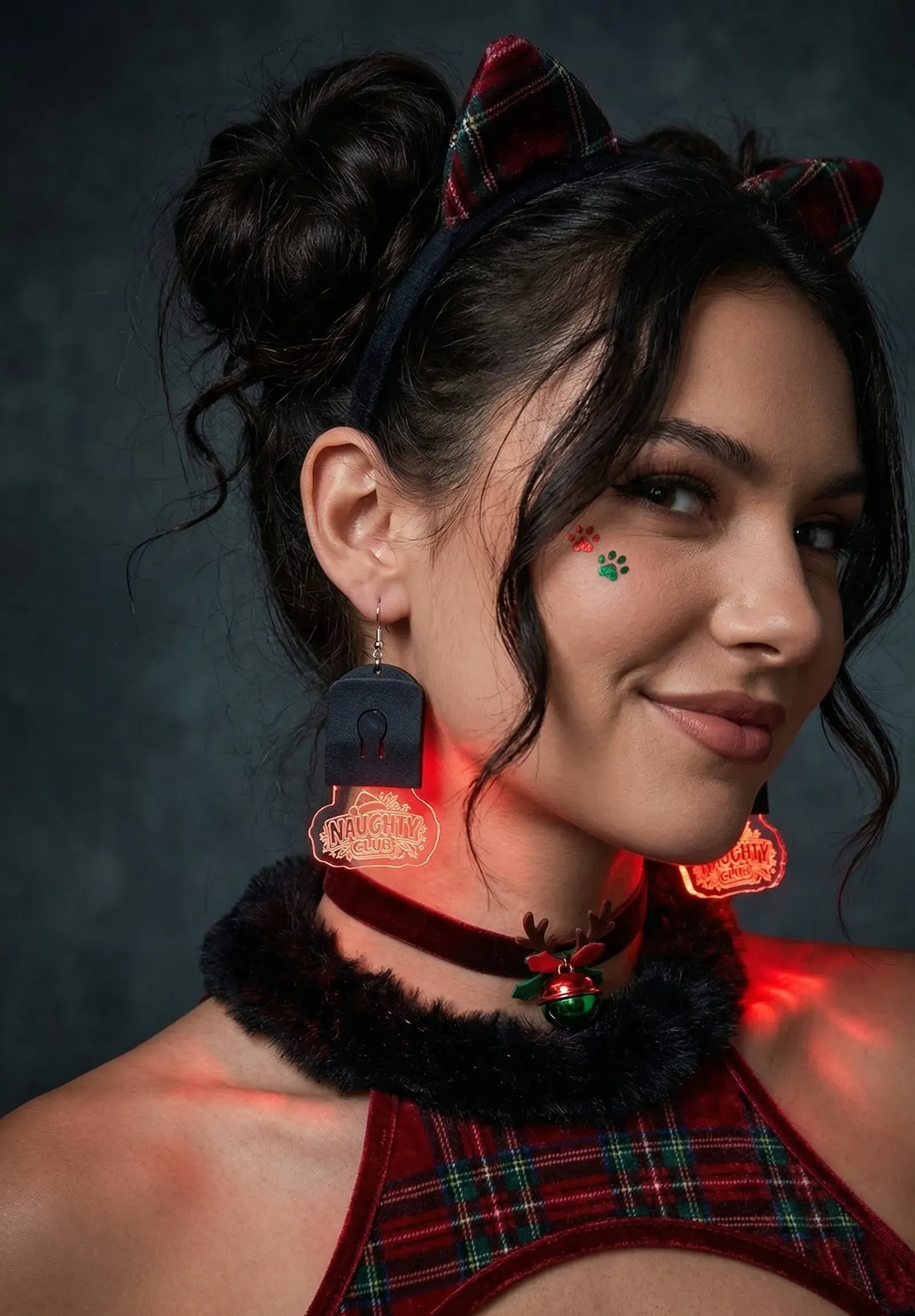 Naughty Club Xmas Earrings thumbnail 3