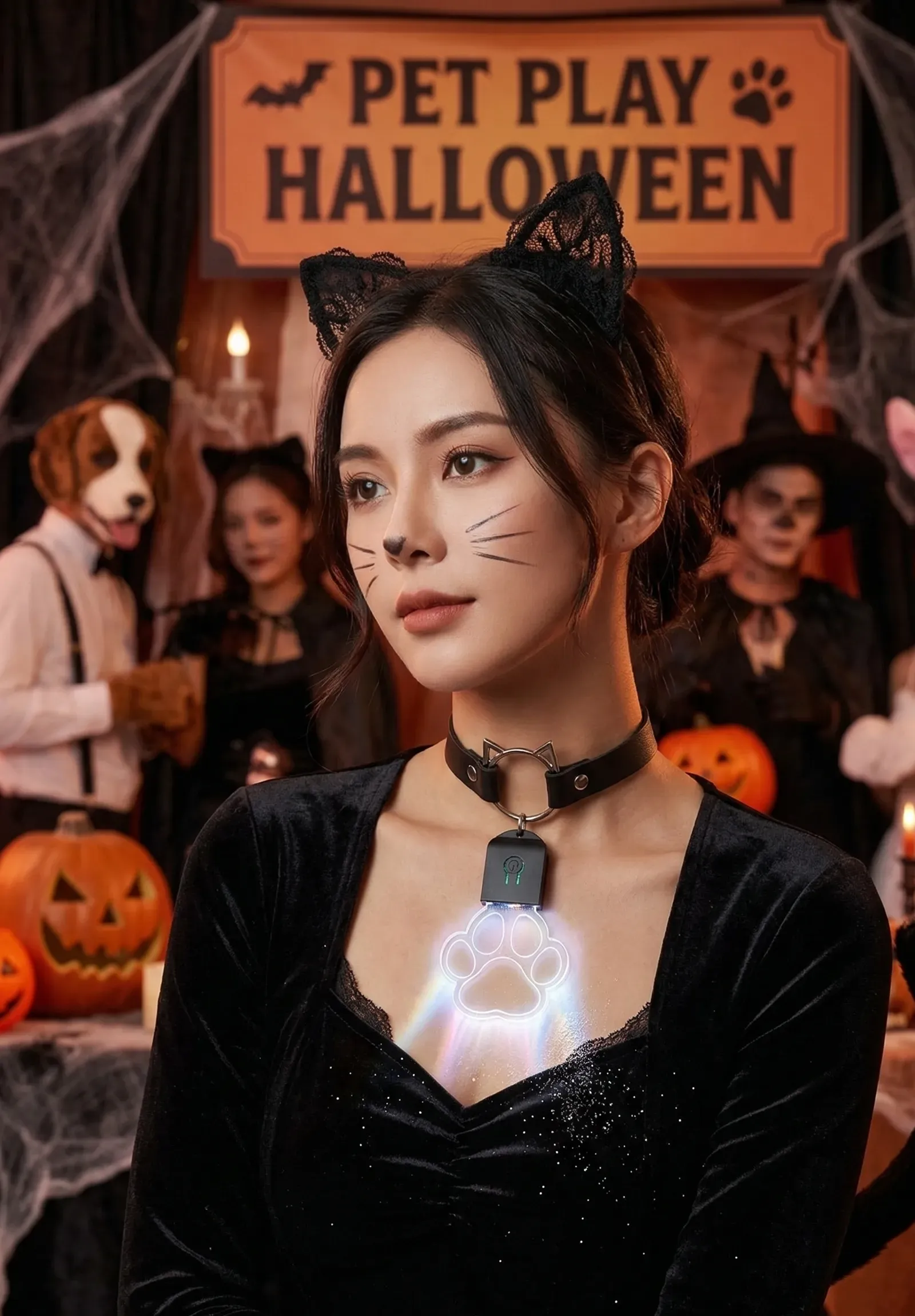 Cosplay Kitten Play LED Kitten Choker thumbnail 9